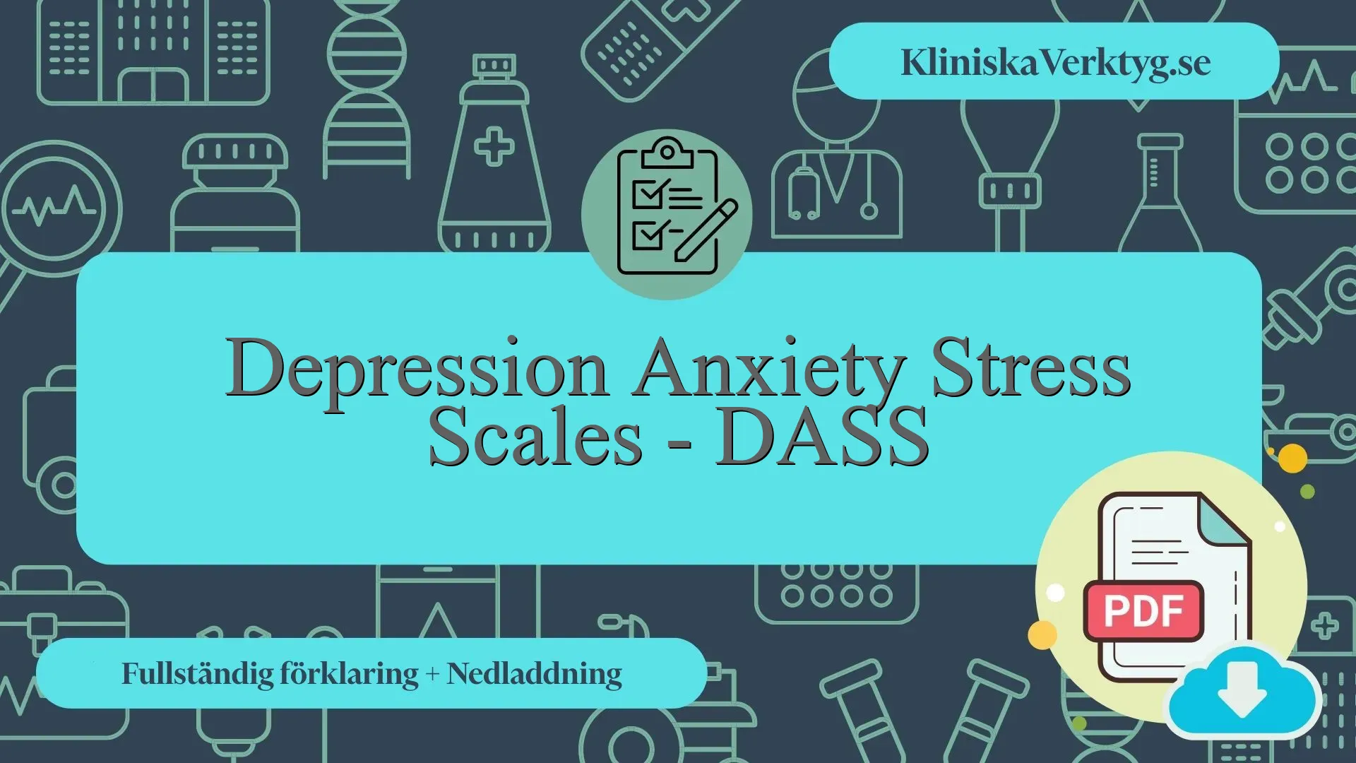Depression Anxiety Stress Scales - DASS (Depressions- och ångestskalan ...